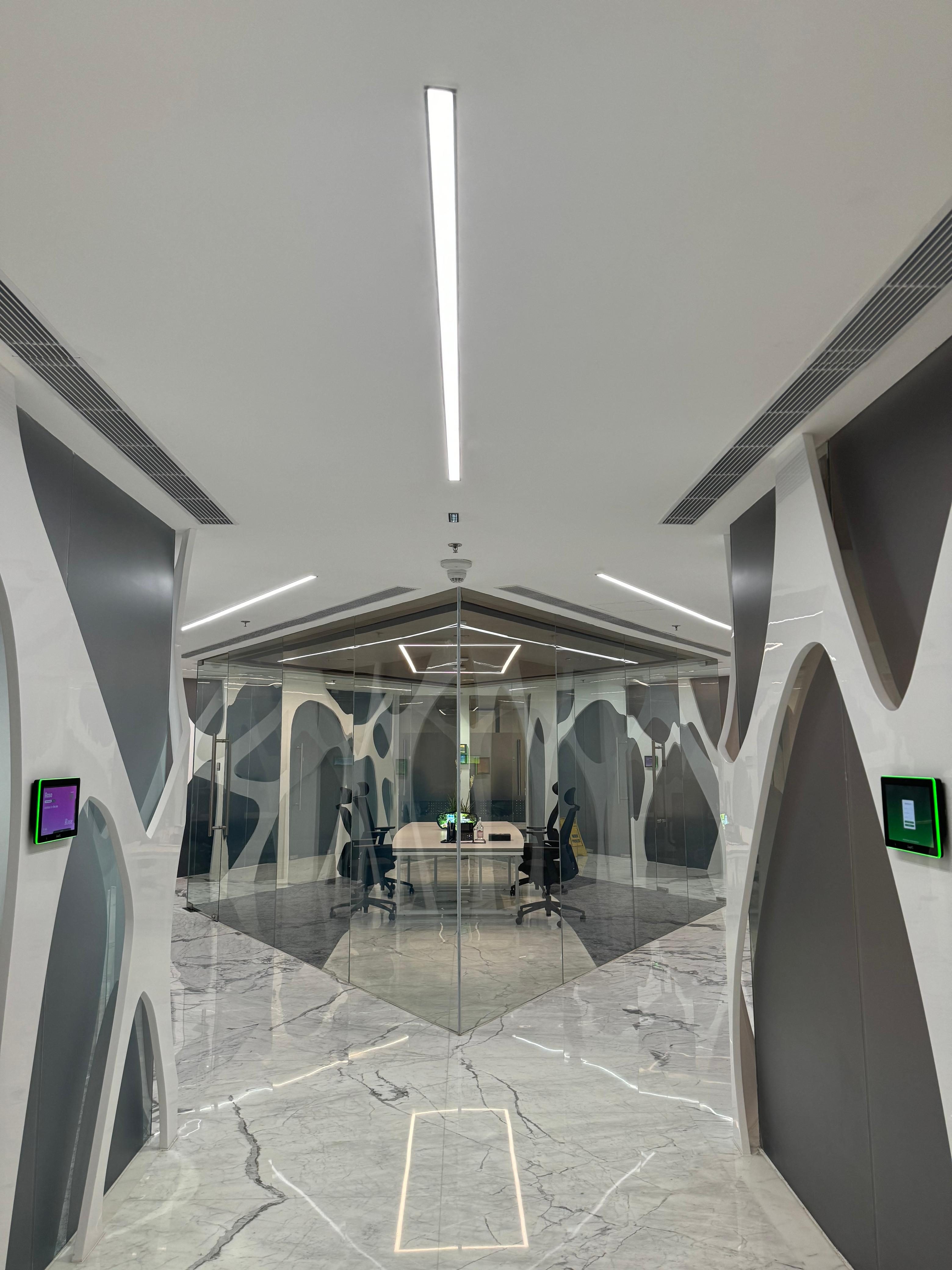 Premium DC corridor with iPad controls